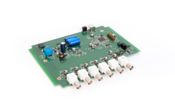 6-channel audio analyzer with real-time signal processing